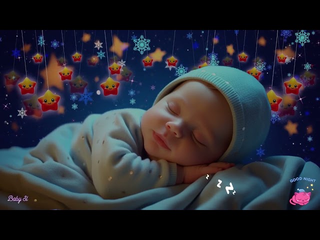 Instant Sleep Solution 💤 Soothing Baby Music 🎵 Mozart & Brahms Lullaby for Insomnia