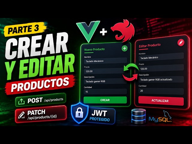 Creating and Editing Products with Vue.js and NestJS | Part 3