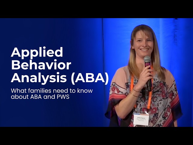 ABA Applied Behavior Analysis and PWS  Dispelling Myths and Changing Behavior 1