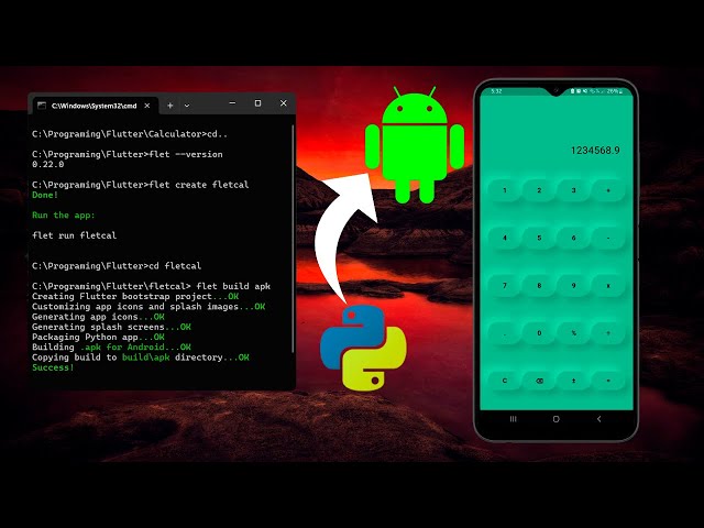 Convert a Python Application to Android with Flet | From .py to .apk