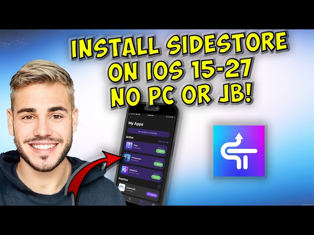 How To Install SideStore on iOS 26/18! (NO COMPUTER)