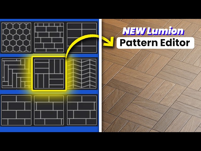 Lumion Pattern Editor Tutorial - Create Realistic Materials