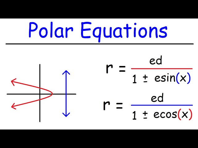 Polar Equations of Conic Sections In Polar Coordinates