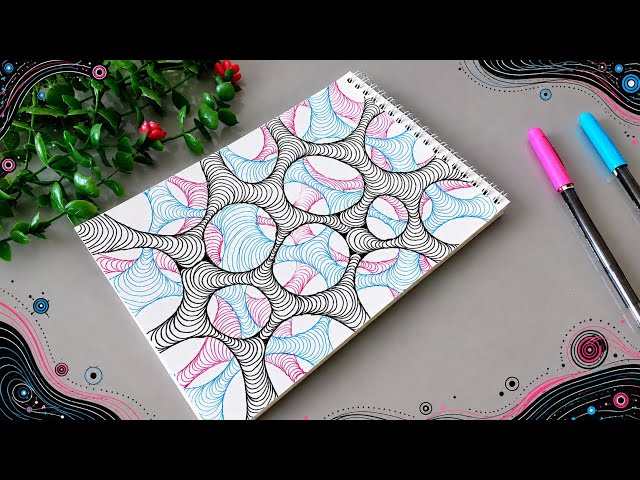 Mesmerizing Zentangle Pattern ✨ So Satisfying to Watch