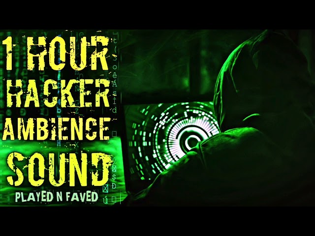 1 Hour Hacker Ambience Sound Effect | Coding & Hacking Relaxing Sleep Sounds