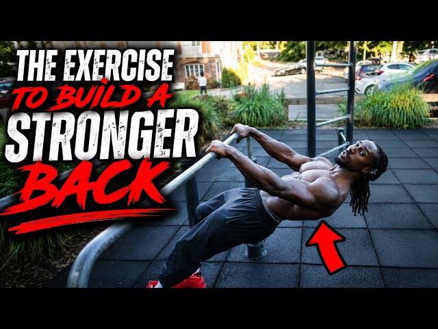 The exercise to build a stronger back !