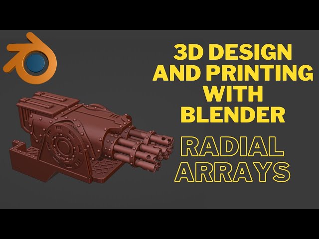 Radial Arrays in Blender