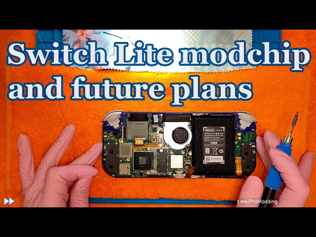 Switch Lite another type of RP2040 modchip Perfect installation