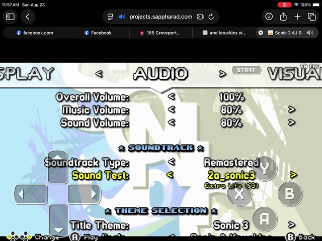 Sonic 3: Angel Island Revisited! Sonic 3 Air Web Tutorial (read description)