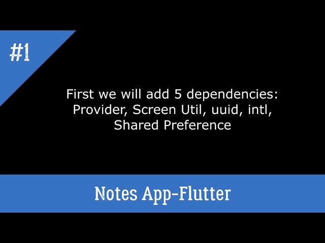 Build a Notes App in Flutter | Step-by-Step Tutorial for Beginners