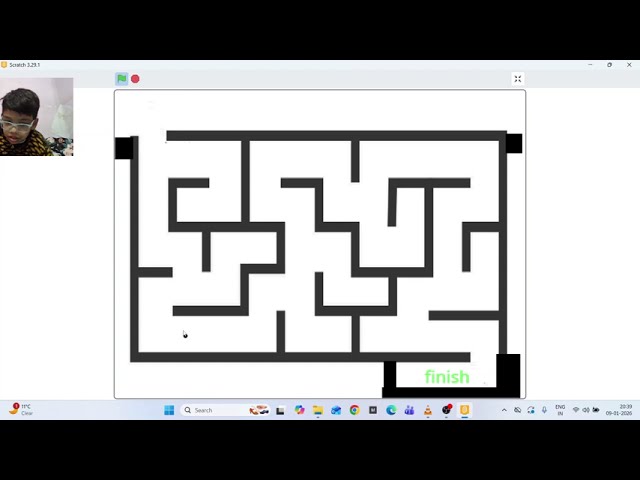 8. MOUSE POINTER MAZE GAME IN SCRATCH | Game Development | Scratch Tutorial | Block Programming