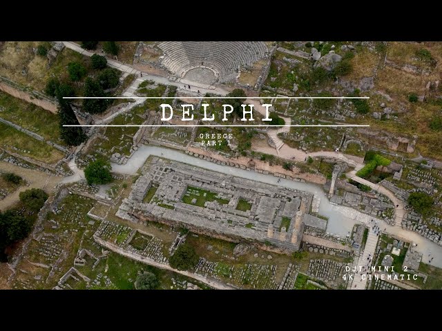 Delphi   The Bellybutton of the Ancients,  DJI Mini 2 Cinematic Drone 4k videos   Δελφοί