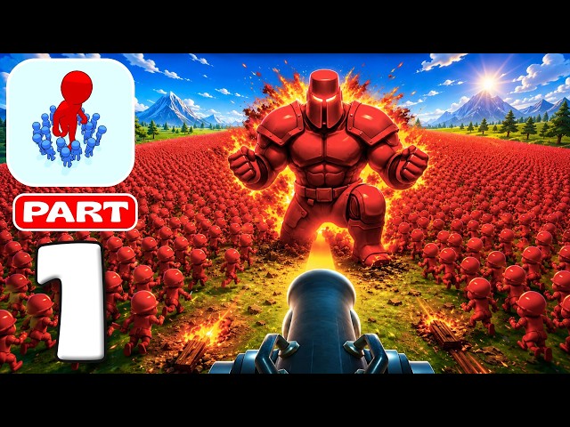 Crowd War Stickman ⚔️ Build Huge Crowd Stack & Dominate io Battle Fast (iOS, Android)