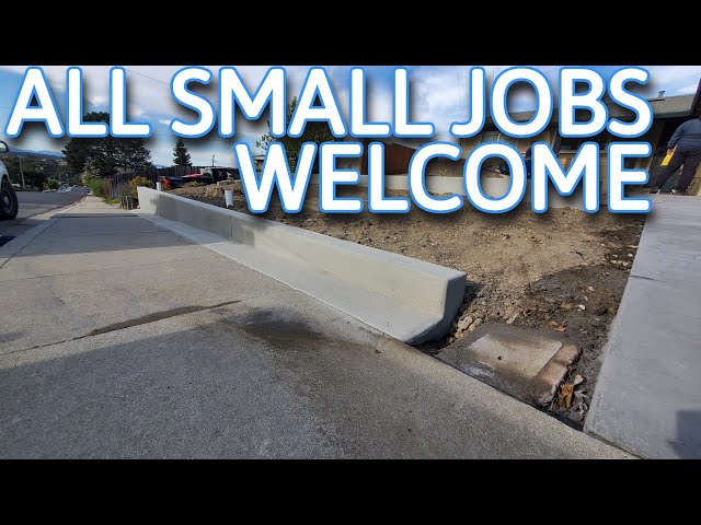 🔊 How To Build  Small Concrete Retaining Wall |