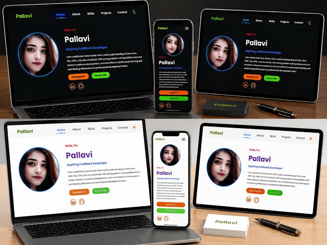 Java Full Stack Developer Portfolio | HTML CSS JavaScript | Projects, Skills & Resume | in 2026