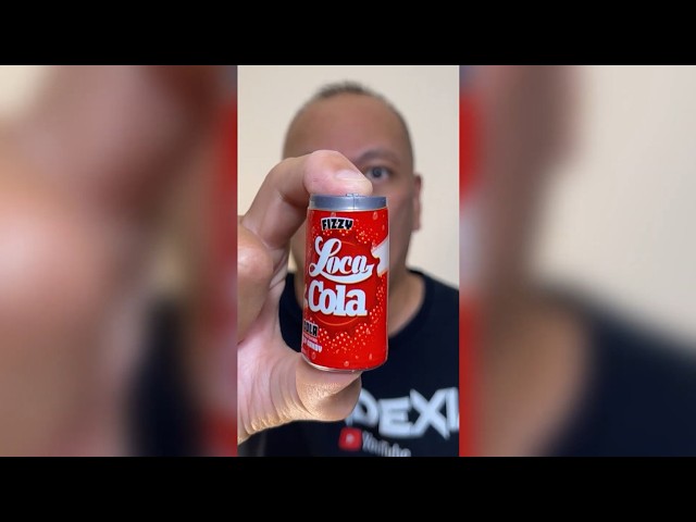 👂ASMR SODA CAN FIZZY CANDY LOCA COLA FLAVOR EATING SOUNDS👂ORIGINAL LENGTH👂
