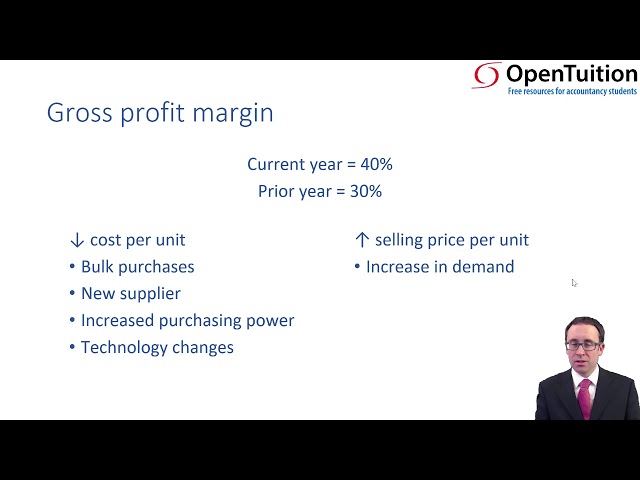 Financial performance - margins - ACCA Financial Reporting (FR)