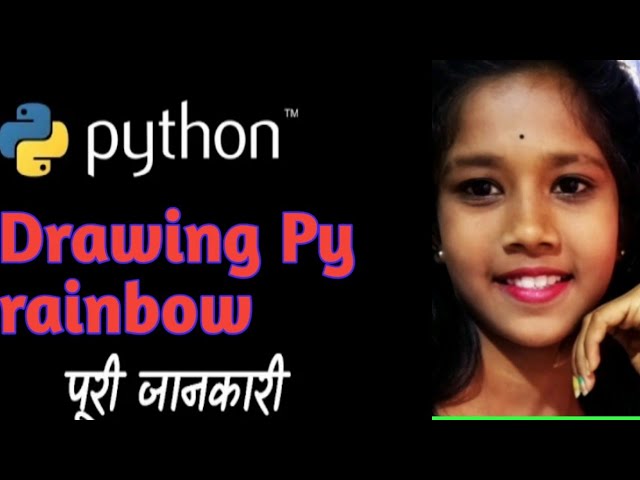 drawing rainbow in python
