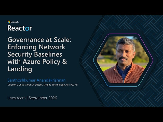 Governance at Scale: Enforcing Network Security Baselines with Azure Policy & Landing Zones