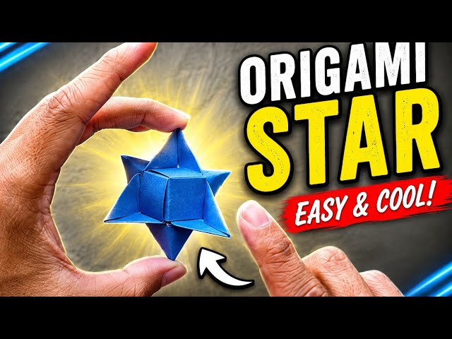 Easy DIY Kinetic Paper Toy: Spinning Star Tutorial