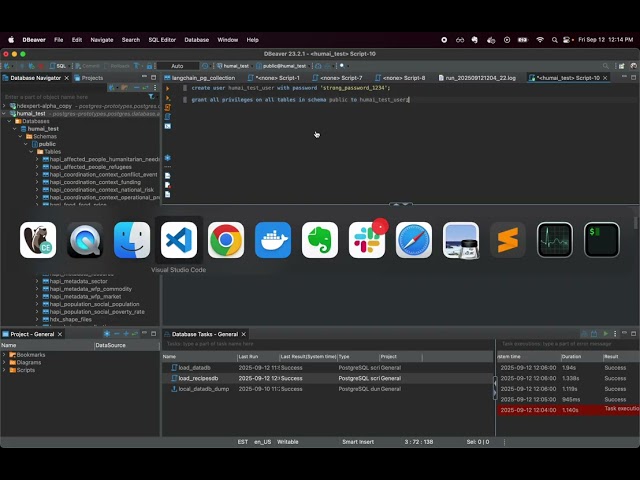 DataKind HumAI Deployment Instructions: 07. Creating a database user on a PostgreSQL server