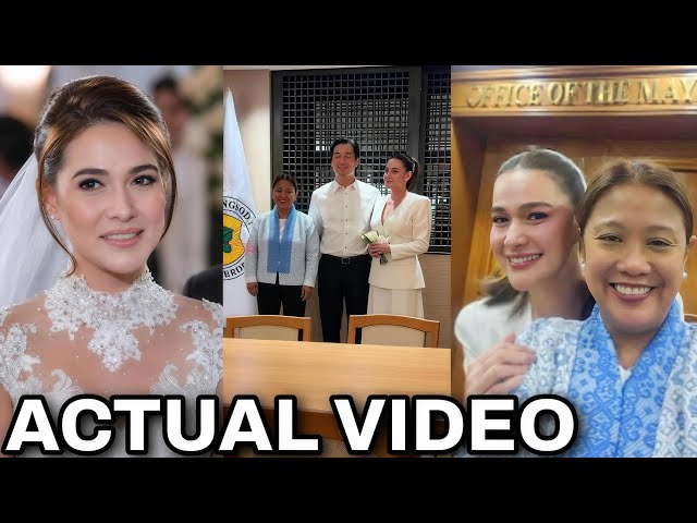ACTUAL VIDEO ng KASAL WEDDING ni Bea Alonzo & Vincent Co! 