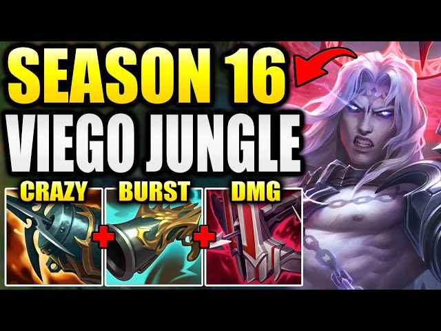 HOW TO PLAY VIEGO JUNGLE IN SEASON 16 POST BUFFS! (2 DIFF BUILDS)