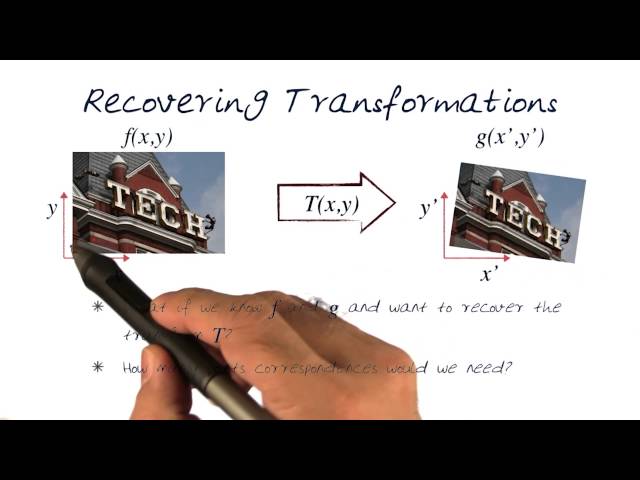 Recovering Transformations