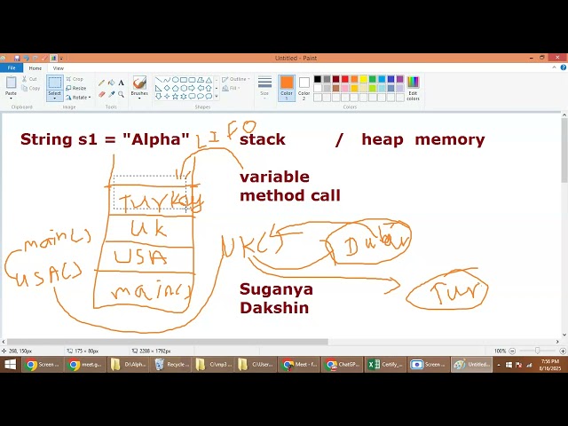 Java Day8 - String Class:  String Constant Pool, Heap and Stack 16th Aug 2025 | Alpha Web Academy