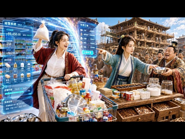 Transmigrate To Famine Chaos, Supermarket Space, Trade Supplies, Hoard Gold, Rise To Wealth.
