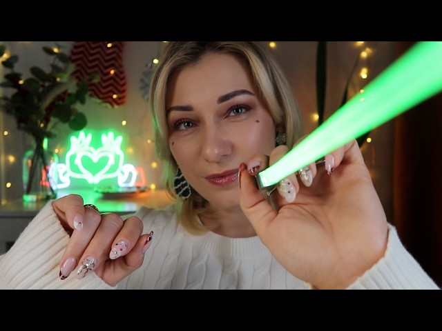 ASMR Tingly mouth sounds (tktk, clicky, pluck, sk) & hand movements