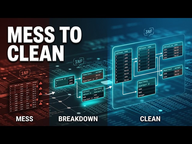Database Normalization: From Mess to Clean