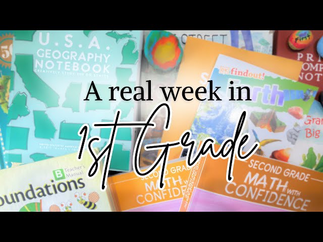 What My First Grader Did in His First Week of Homeschool