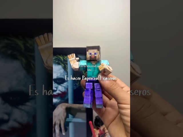 CUAL ES TU FELICIDAD??🤔🧐 #figurasdeaccion #lego #craftecontodos #tutorial #minecraft #papercraft
