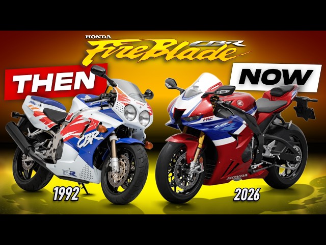 From 124 → 217 HP ┃ Honda CBR Fireblade’s 32-Year Evolution!