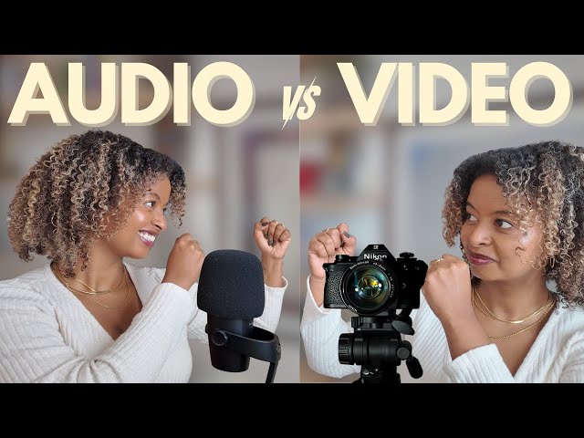 Video podcast vs audio podcast: what's right for you?