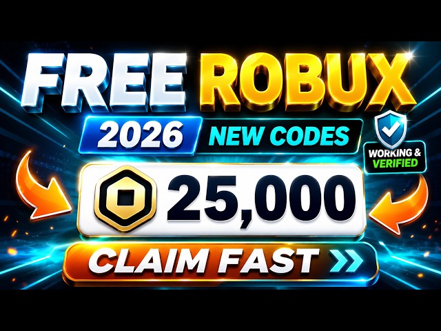 How to Get FREE ROBUX in 2026 😱 Latest Roblox Promo Codes For 5250 Free Robux