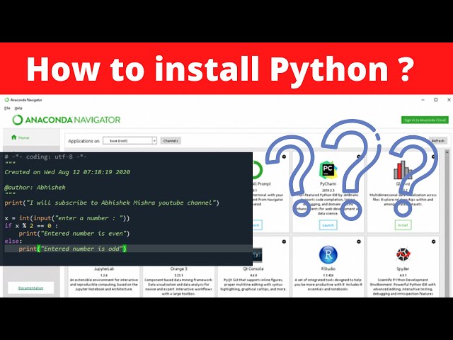 1. How to get started with Python programming ?