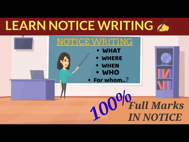 Learn Notice Writing ✍️ | Steps and  Formats| with the examples| Notice writing ✍️ 🔥