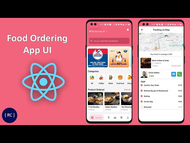 Food Ordering App UI in React Native | Zomato Clone React Native | Swiggy Clone React Native