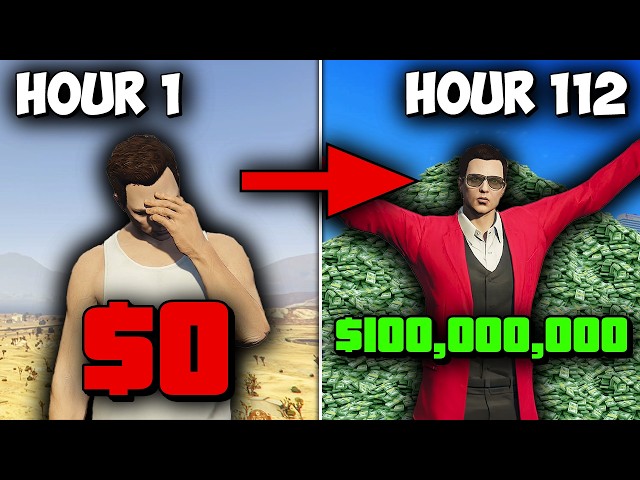 How Long Does Making $100 MILLION on a NEW Account in GTA Online Take?