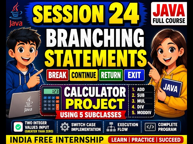 24. Branching Statements & Calculator Project Using Subclasses