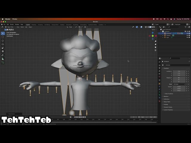 SPLATOON BLENDER TIMELAPSE #1
