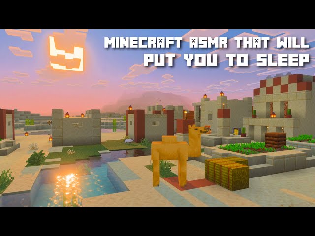 Minecraft ASMR ⛏️ Walking All Day and Night Until You Fall Asleep 😴 Ear to Ear Whispering