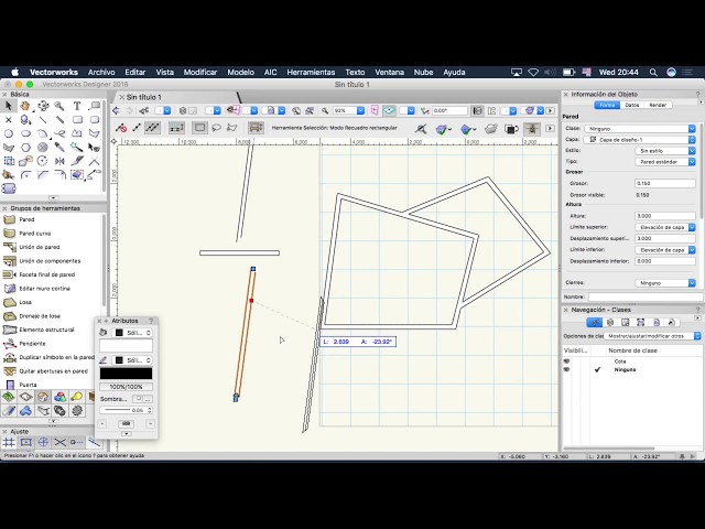 Clase 01 Introducción #Vectorworks