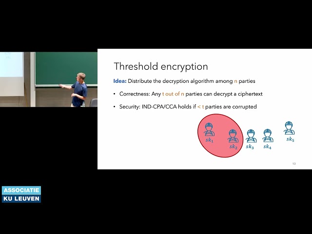 COSIC Seminar "Threshold Encryption for Mempool Privacy on Public.." (Sebastian Faust, TU Darmstadt)
