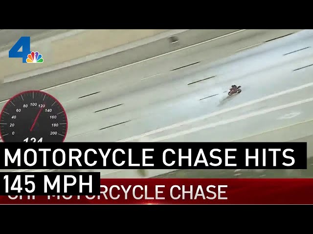 High-Speed Motorcycle Chase Tops 140 mph on SoCal Freeways | NBCLA