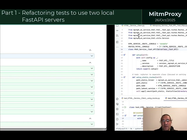 Mitmproxy - Part 1 - Refactoring tests to use two local FastAPI servers (26/Oct/2025)