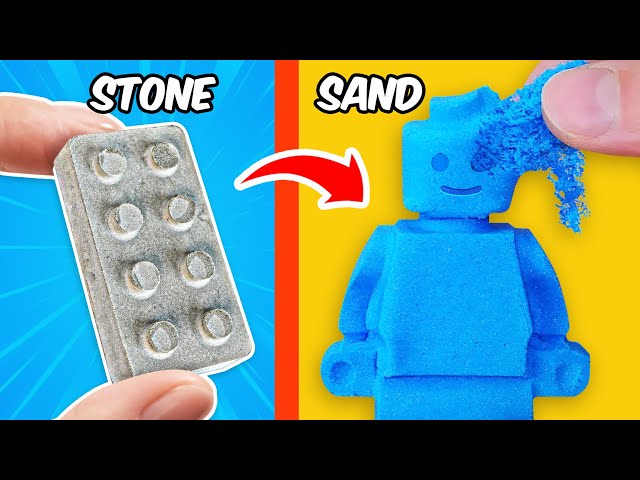 LEGO Products: I Build a LEGO Brick with Every Material | FUNZ Bricks