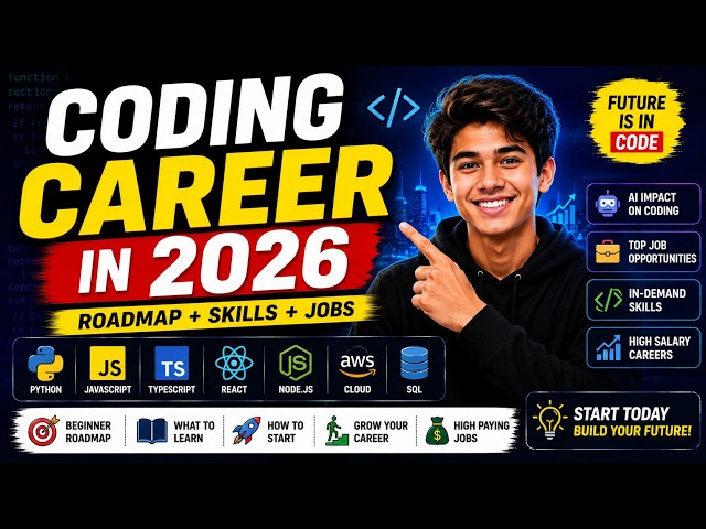 Coding Career in 2026 | Skills, Jobs & Roadmap for Beginners @FameWorldEducationalHub